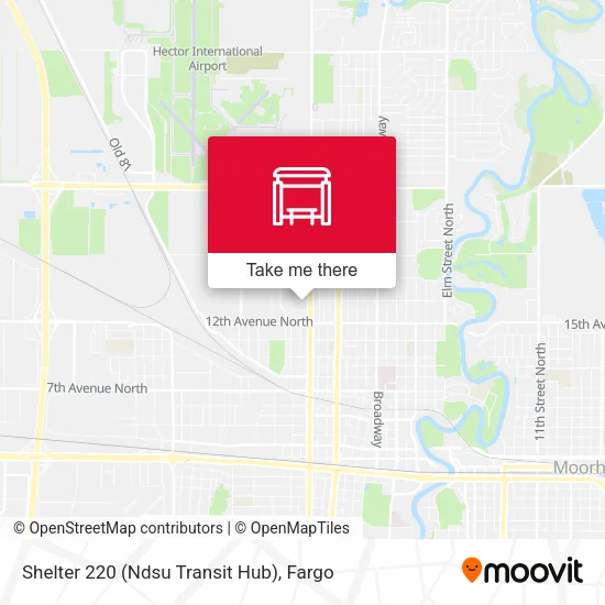 Shelter 220 (Ndsu Transit Hub) map
