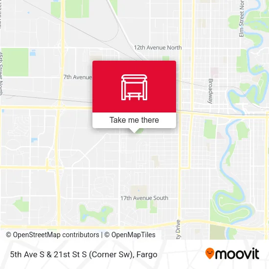 5th Ave S & 21st St S (Corner Sw) map