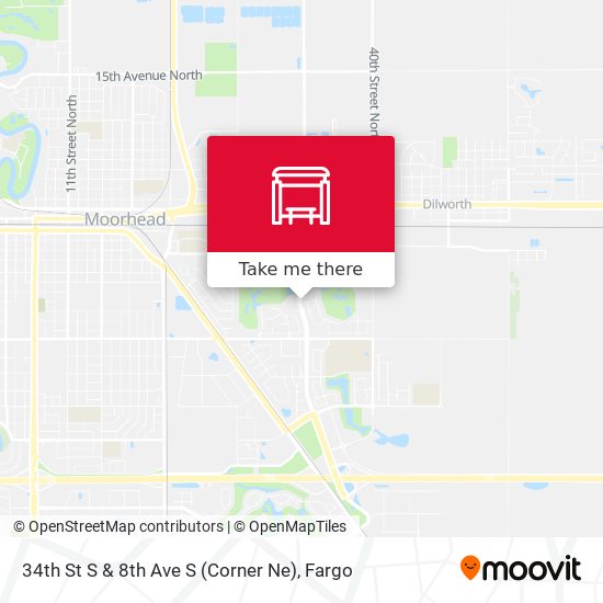 34th St S & 8th Ave S (Corner Ne) map