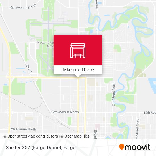 Shelter 257 (Fargo Dome) map