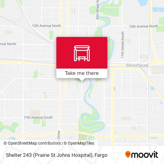 Mapa de Shelter 243 (Prairie St Johns Hospital)