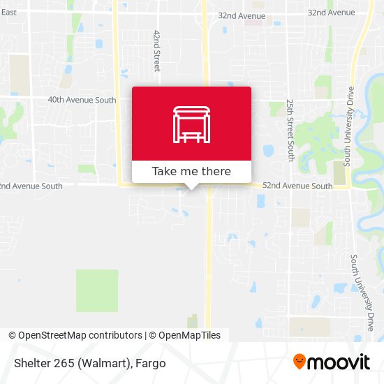 Mapa de Shelter 265 (Walmart)