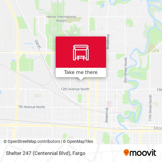 Shelter 247 (Centennial Blvd) map