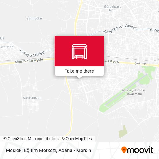 Mesleki Eğitim Merkezi map