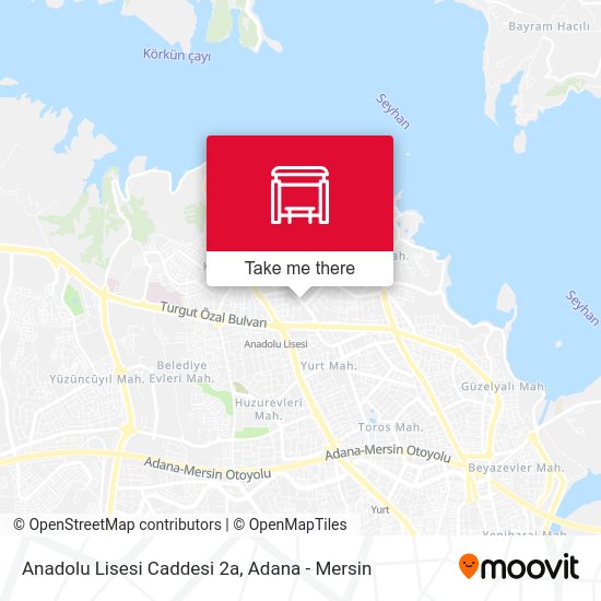 Anadolu Lisesi Caddesi 2a map