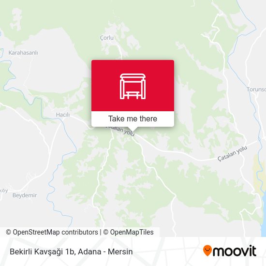 Bekirli Kavşaği 1b map