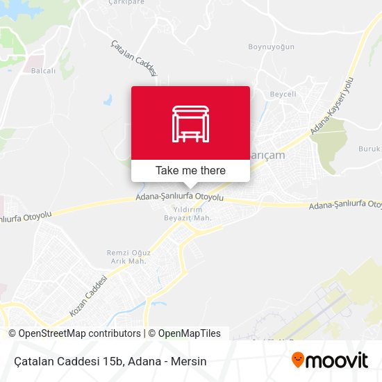 Çatalan Caddesi 15b map
