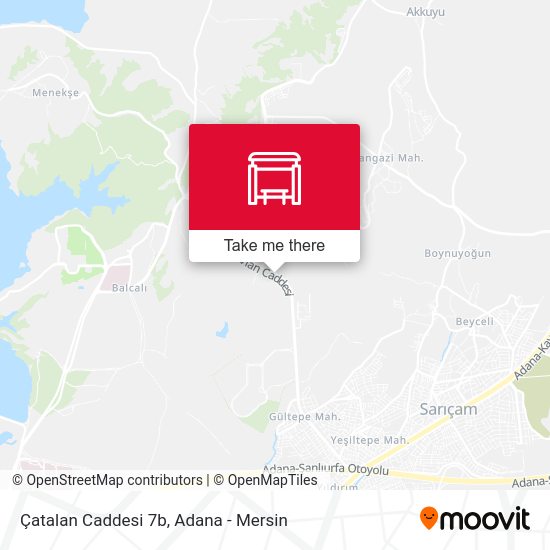 Çatalan Caddesi 7b map