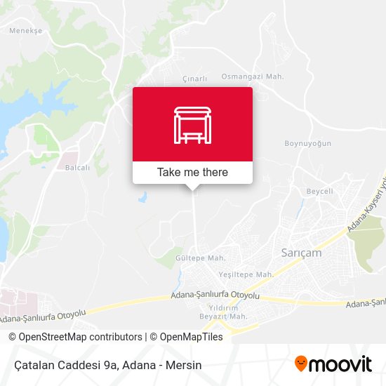 Çatalan Caddesi 9a map