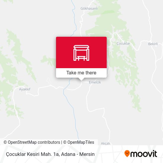 Çocuklar Kesiri Mah. 1a map
