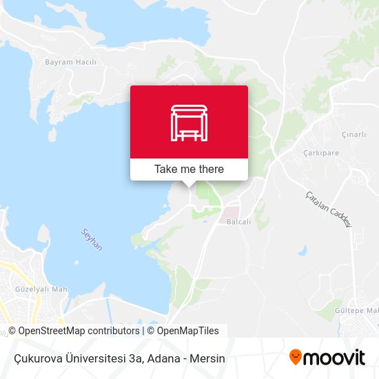 Çukurova Üniversitesi 3a map