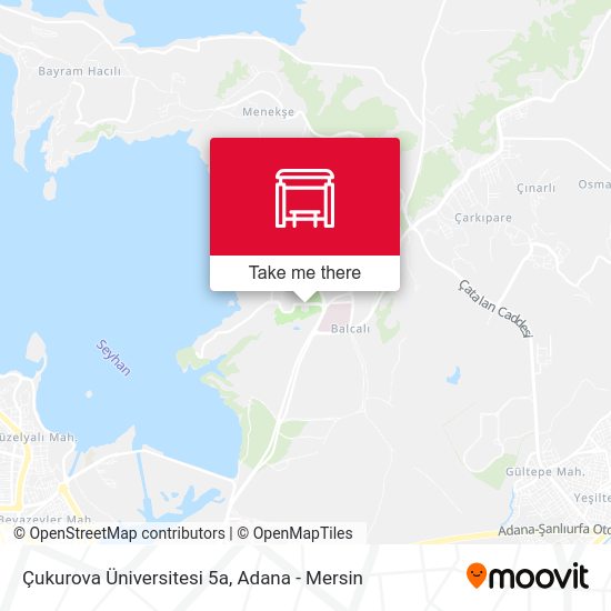 Çukurova Üniversitesi 5a map