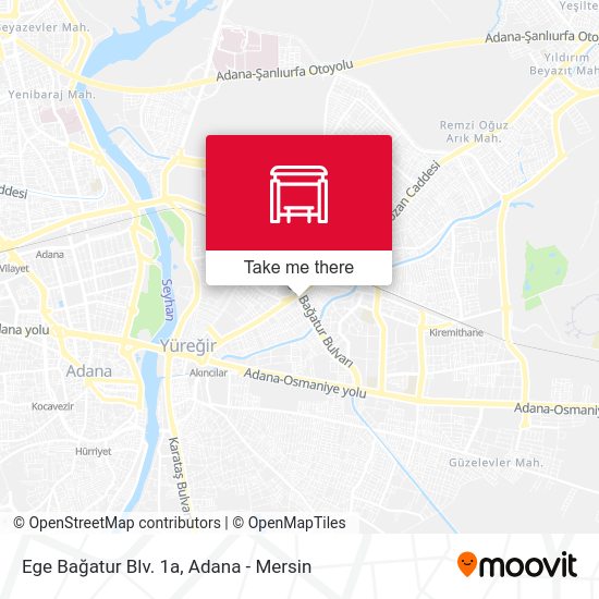 Ege Bağatur Blv. 1a map