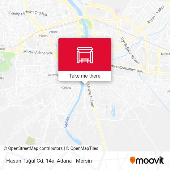 Hasan Tuğal Cd. 14a map