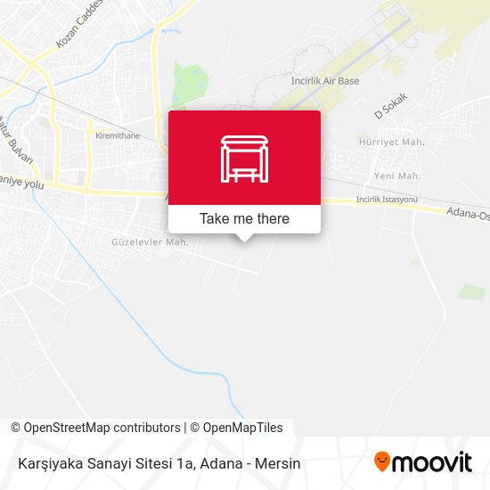 Karşiyaka Sanayi Sitesi 1a map