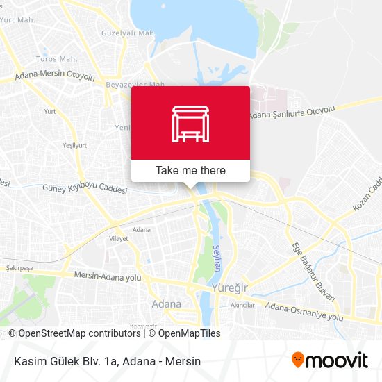 Kasim Gülek Blv. 1a map