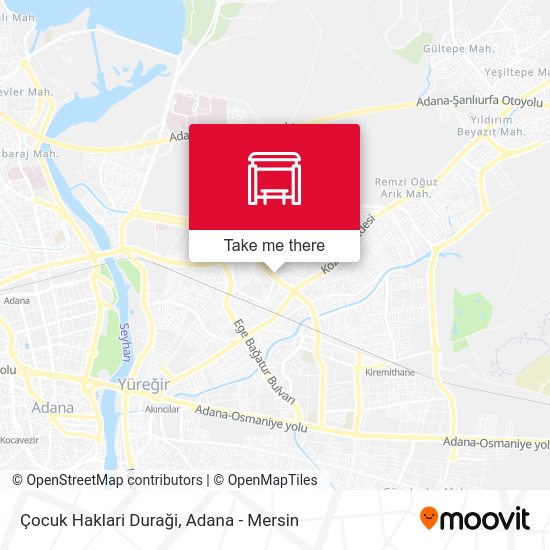 Çocuk Haklari Duraği map