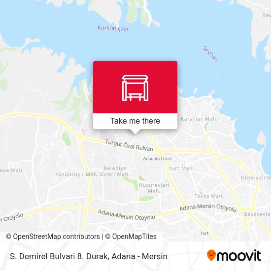 S. Demirel Bulvari 8. Durak map