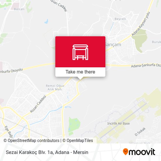 Sezai Karakoç Blv. 1a map