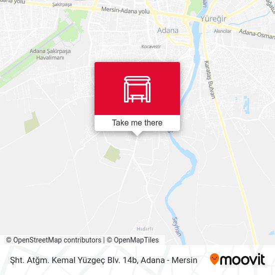 Şht. Atğm. Kemal Yüzgeç Blv. 14b map