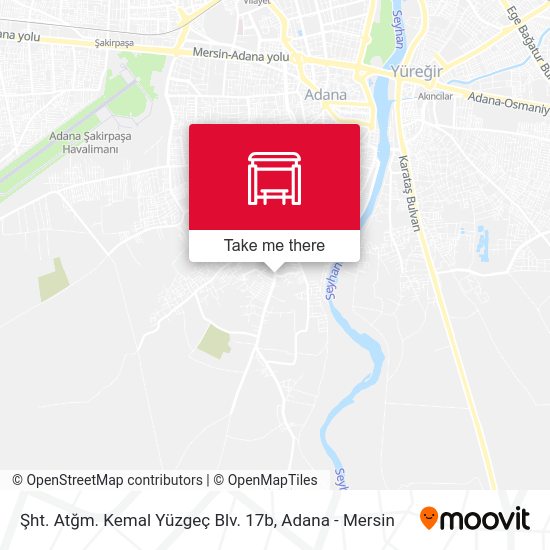 Şht. Atğm. Kemal Yüzgeç Blv. 17b map