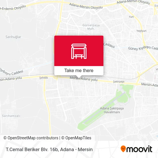 T.Cemal Beriker Blv. 16b map