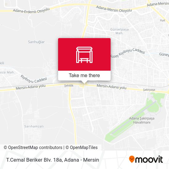 T.Cemal Beriker Blv. 18a map