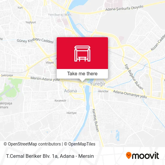 T.Cemal Beriker Blv. 1a map