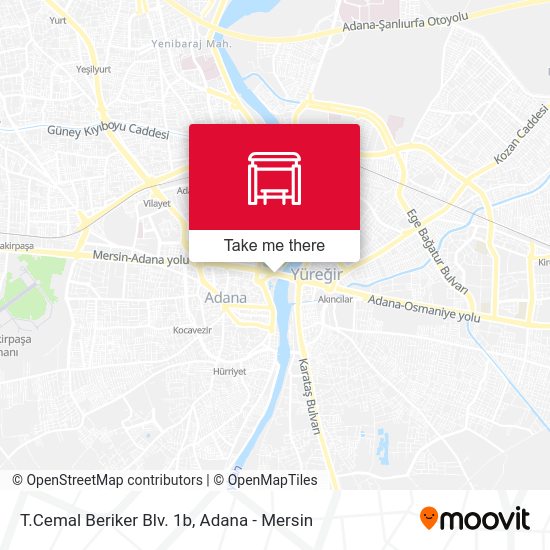 T.Cemal Beriker Blv. 1b map