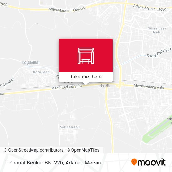 T.Cemal Beriker Blv. 22b map