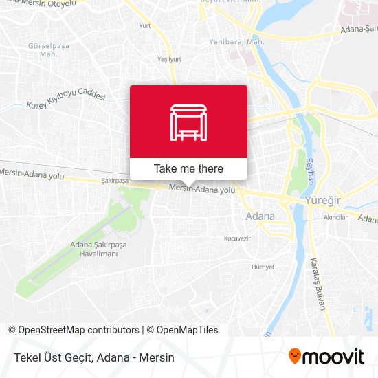 Tekel Üst Geçit map