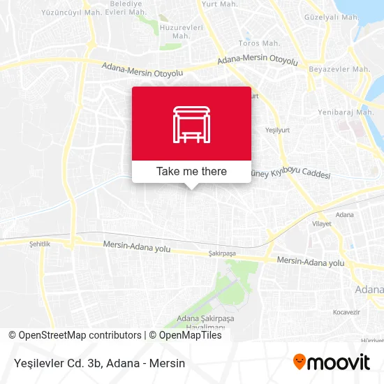 Yeşilevler Cd. 3b map