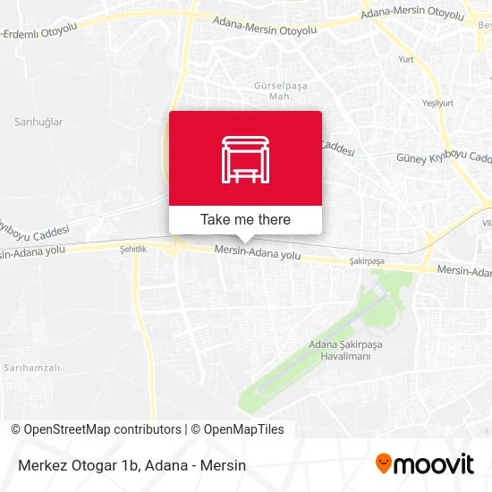Merkez Otogar 1b map