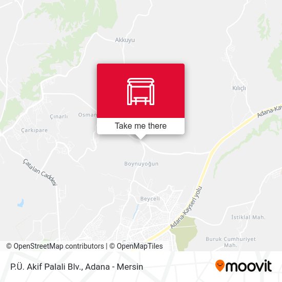 P.Ü. Akif Palali Blv. map