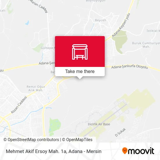 Mehmet Akif Ersoy Mah. 1a map