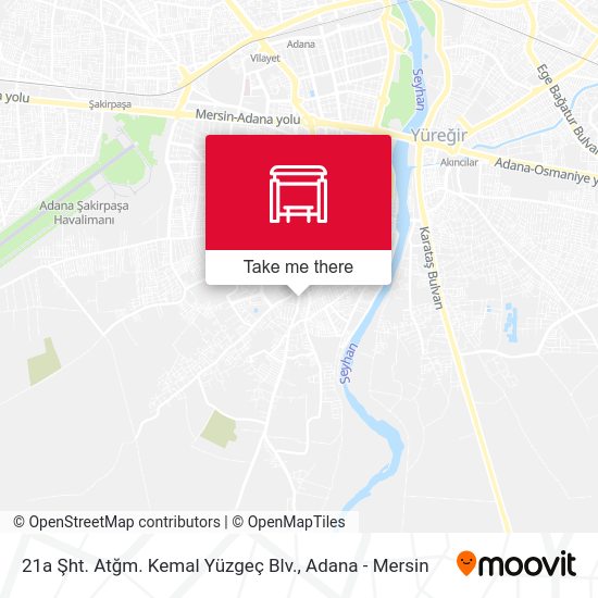21a Şht. Atğm. Kemal Yüzgeç Blv. map