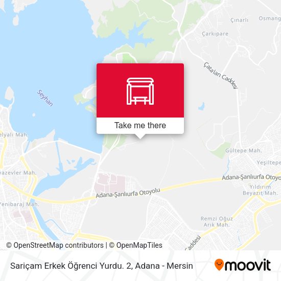 Sariçam Erkek Öğrenci Yurdu. 2 map