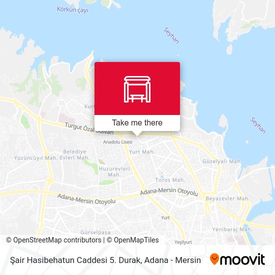 Şair Hasibehatun Caddesi 5. Durak map