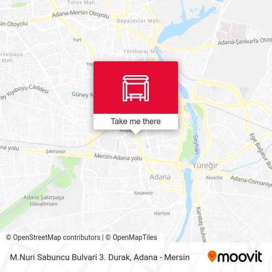 M.Nuri Sabuncu Bulvari 3. Durak map