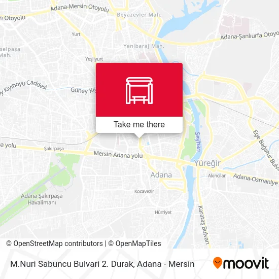 M.Nuri Sabuncu Bulvari 2. Durak map
