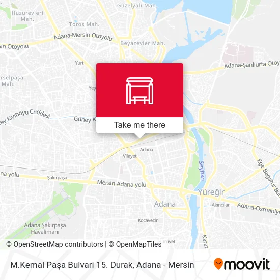 M.Kemal Paşa Bulvari 15. Durak map