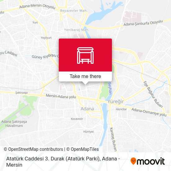 Atatürk Caddesi 3. Durak (Atatürk Parki) map