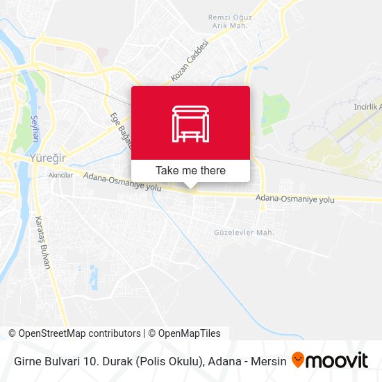 Girne Bulvari 10. Durak (Polis Okulu) map