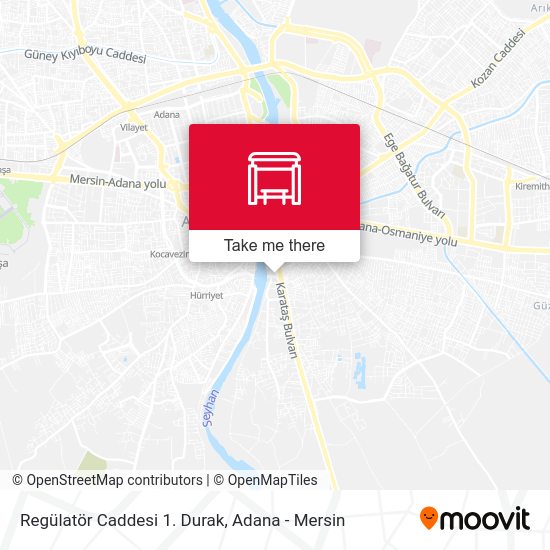 Regülatör Caddesi 1. Durak map