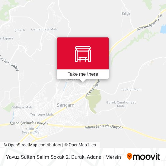 Yavuz Sultan Selim Sokak 2. Durak map