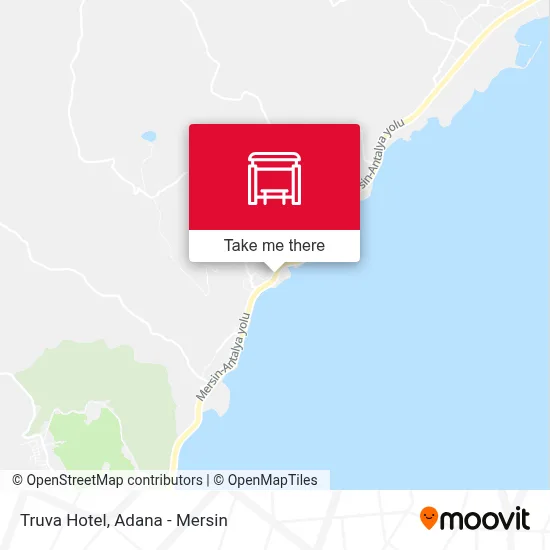 Truva Hotel map
