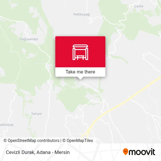 Cevizli Durak map