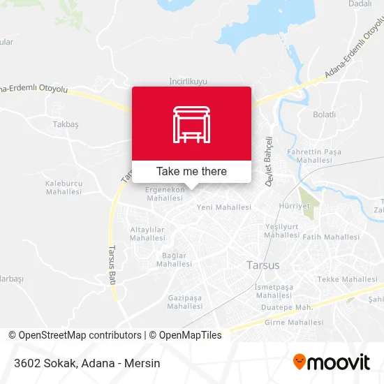 3602 Sokak map
