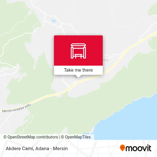 Akdere Cami map