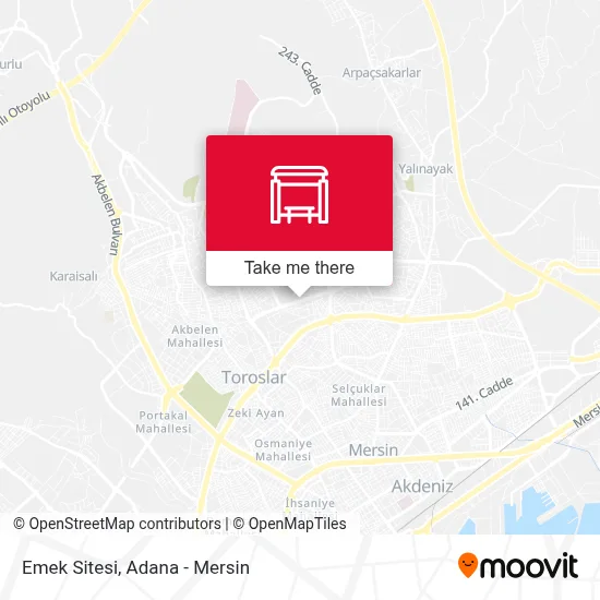 Emek Sitesi map